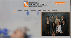 Desktop Screenshot of calpracticesales.com